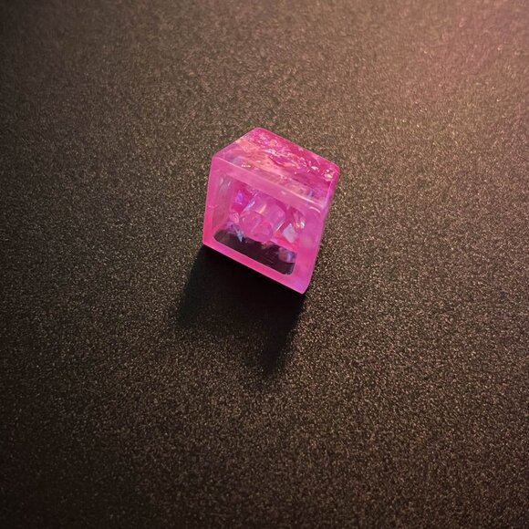 Pink Glitter Sparkly Keycap for OEM Design, "+" switches Mechanical Keyb… - Picture 2 of 3